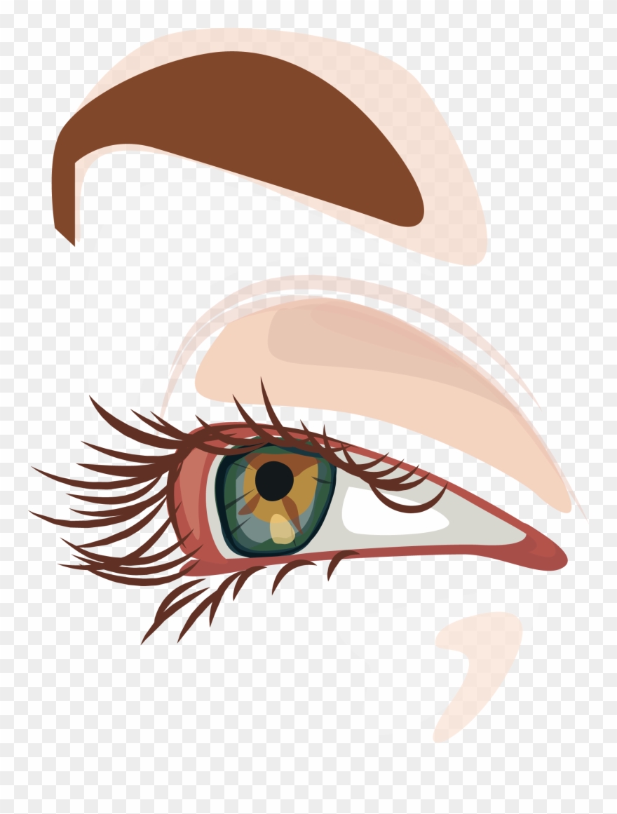 Eye Cartoon Big Eyes With God Transprent - Portable Network Graphics Clipart