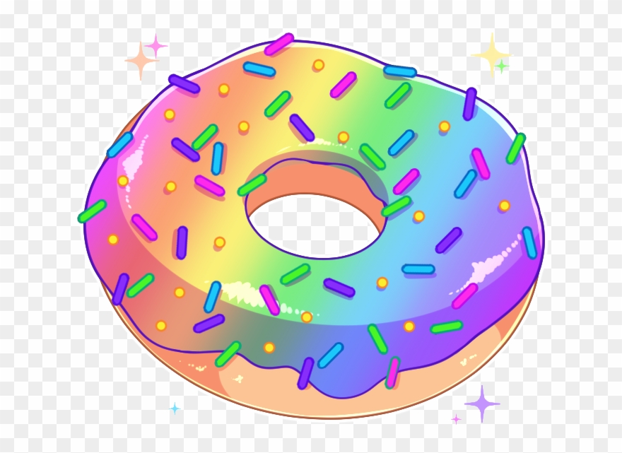 2 Jun - Donut Aesthetic Transparent Png Clipart
