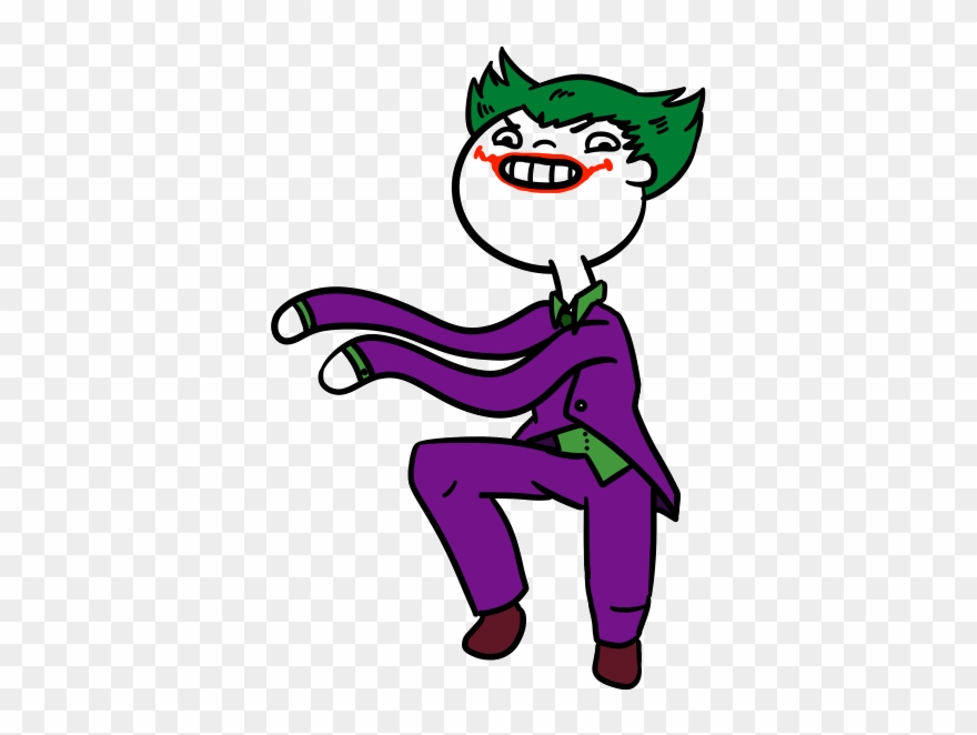 Joker Dance By Hollanator3000 On Deviantart Png Black - Joker Gif No Background Clipart