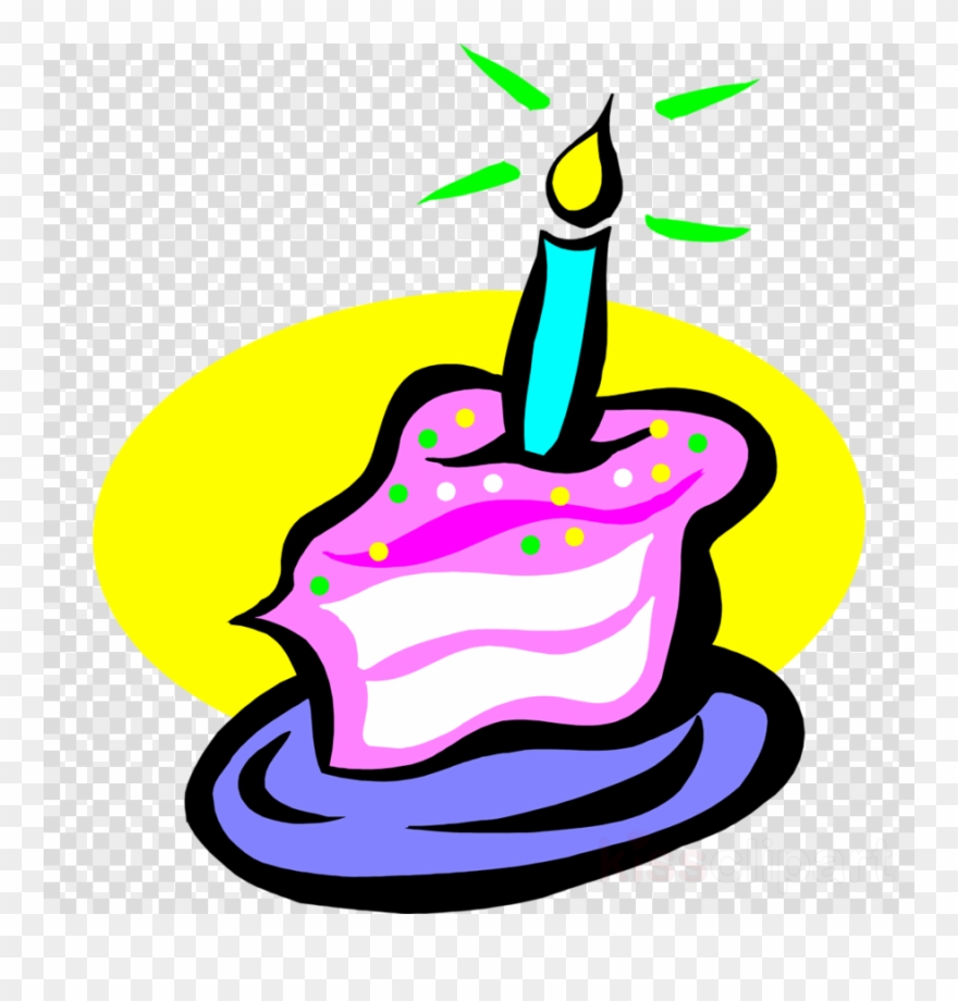 Slice Of Birthday Cake Clipart Birthday Candles Chocolate - Birthday Cake Clip Art Transparent Background - Png Download
