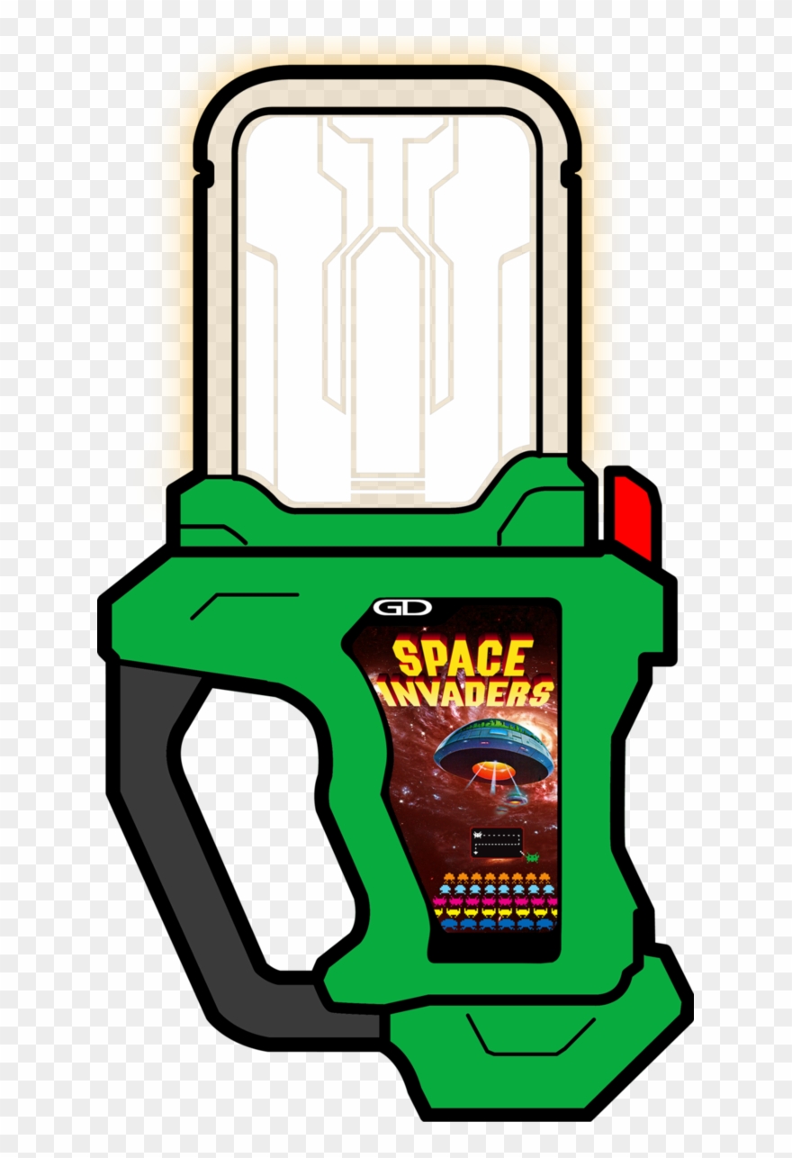 Space Invaders Gashat By Tajadorcombo-db5dxai - Ultraman Geed And Kamen Rider Build Clipart