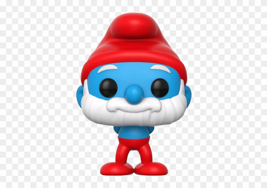 Papa Smurf Pop Vinyl Figure - Papa Smurf Clipart