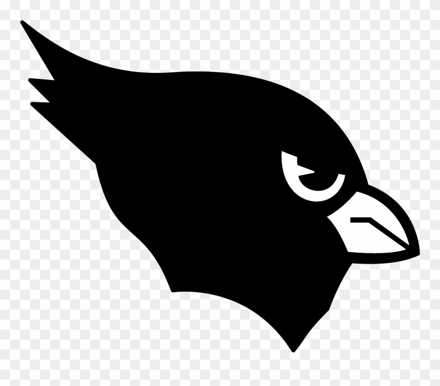 Arizona Cardinals Logo Black And Ahite - 1994 Arizona Cardinals Logo Clipart