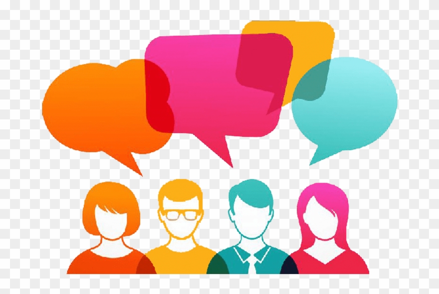 Cna-graphic - Speech Bubbles With People Clipart