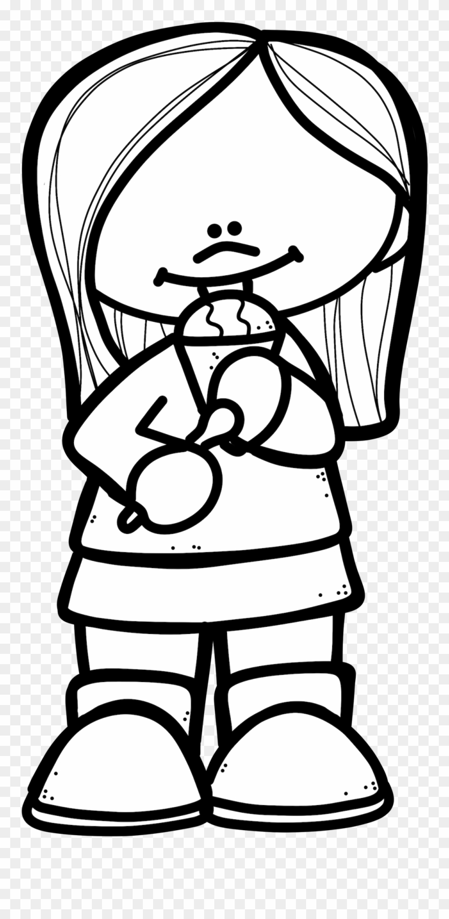 Download Tu* ** * Black And - Niño Melonheadz Para Colorear Clipart