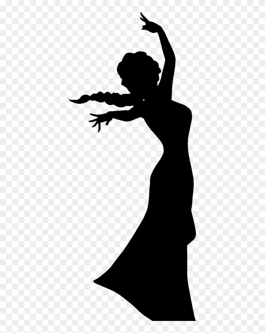 2nd Show Now Open - Elsa Silhouette Printable Clipart