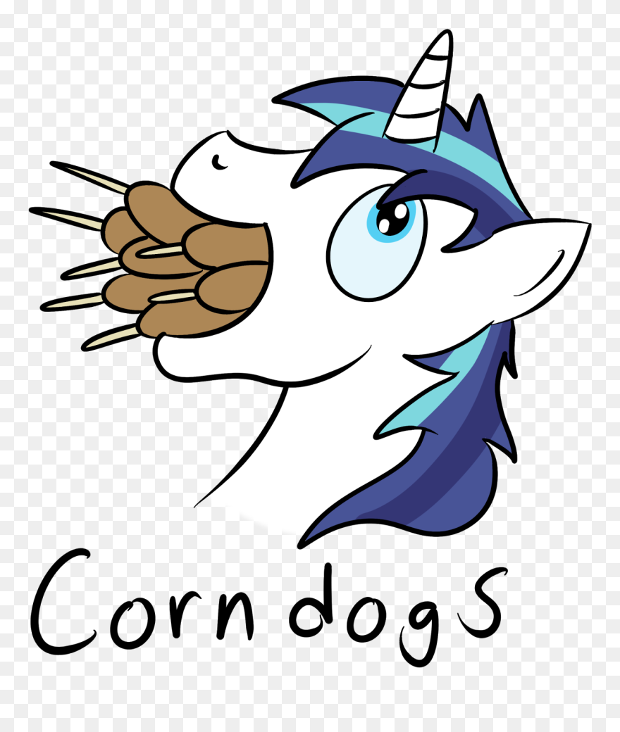 Corn Dogs Corn Dog Clip Art - Shining Armor Loves Corn Dogs - Png Download