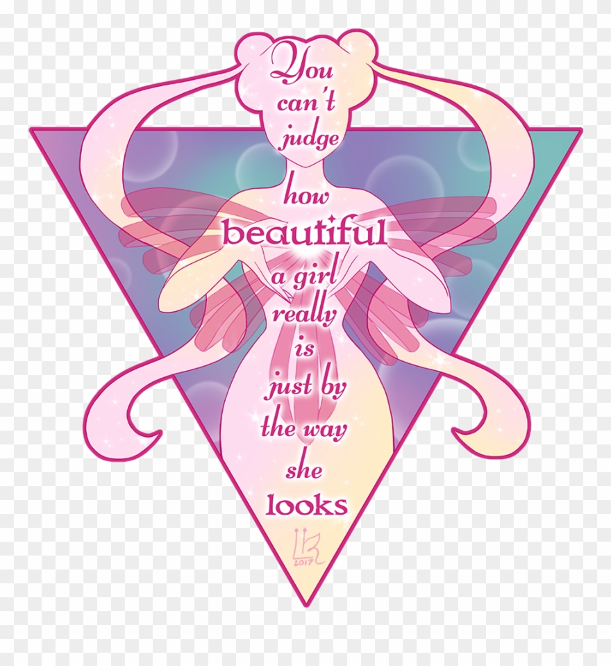 How Beautiful A Girl Really Is - Positive Sailor Moon Quotes Clipart