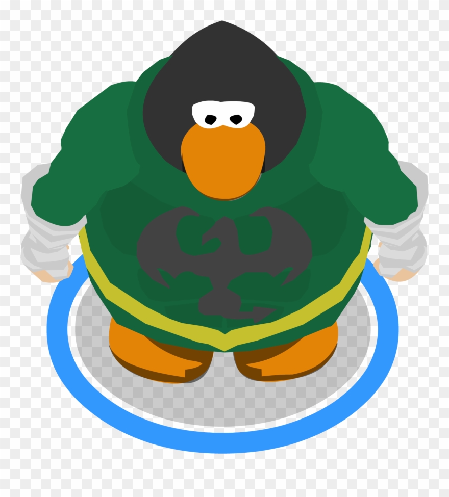 Iron Fist Bodysuit Ingame - White Knight Armor Club Penguin Clipart