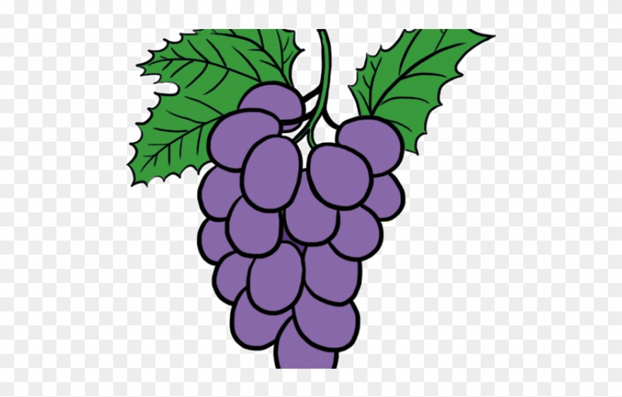 Grapes Clipart Pop Art - Transparent Grape - Png Download