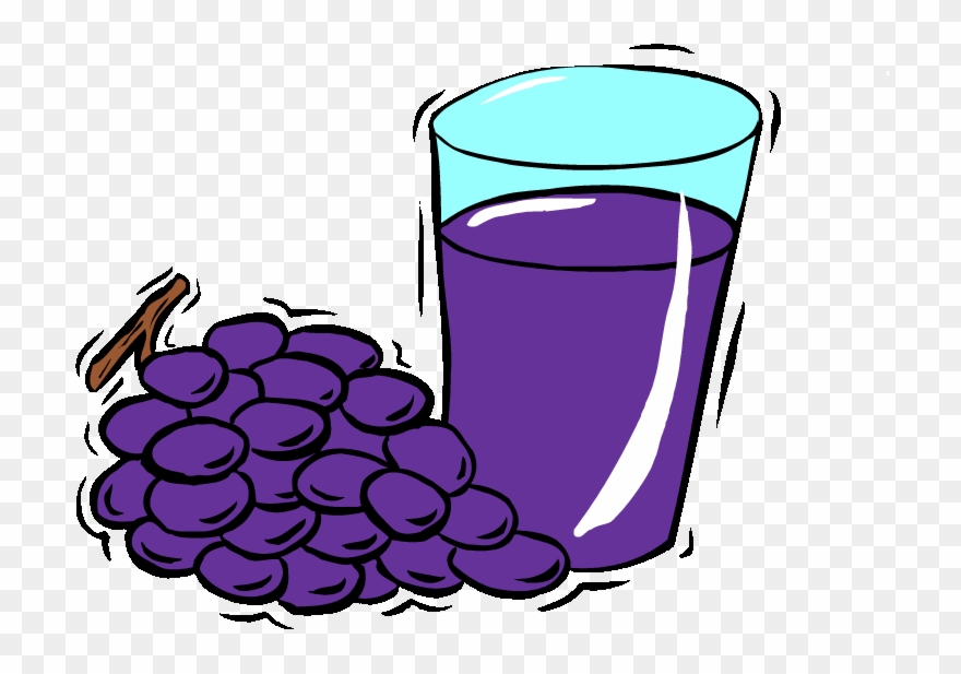 Grapevine Clipart Purple Food - Milk Flashcard - Png Download