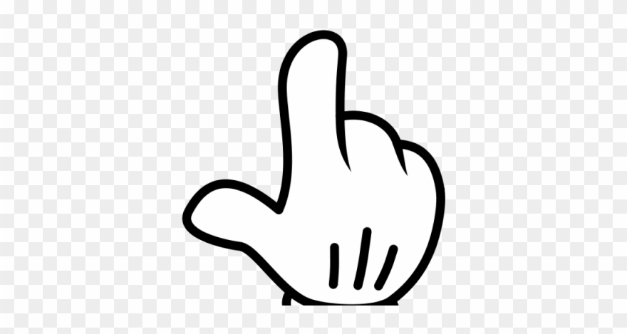 Fingers Clipart Sport - Hand Pointing Clipart - Png Download