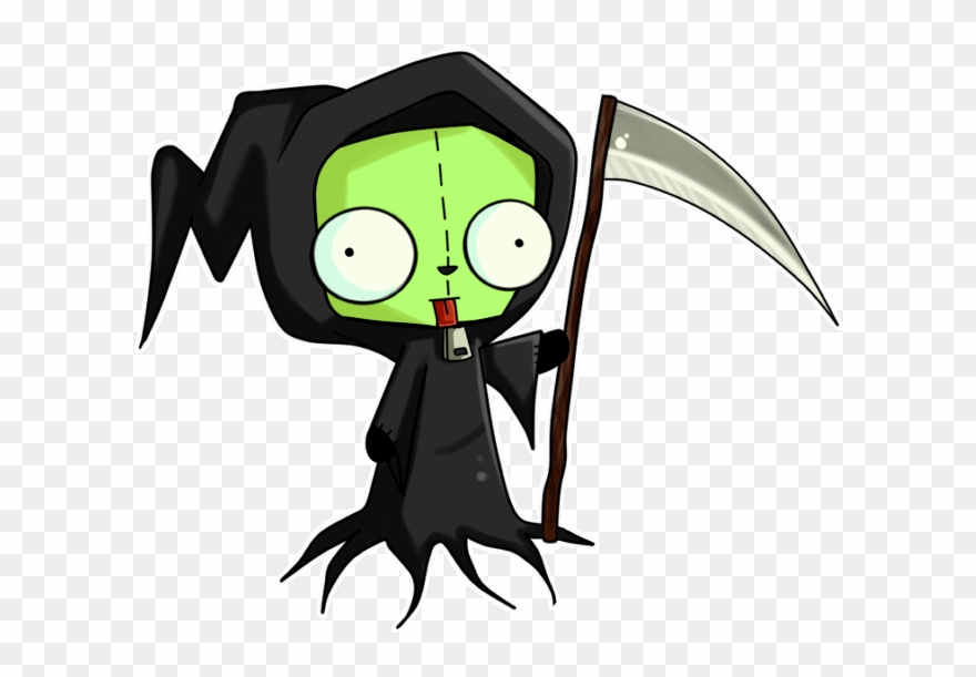Reaper Clipart Transparent Background - Grim Reaper Cartoon Gif - Png Download