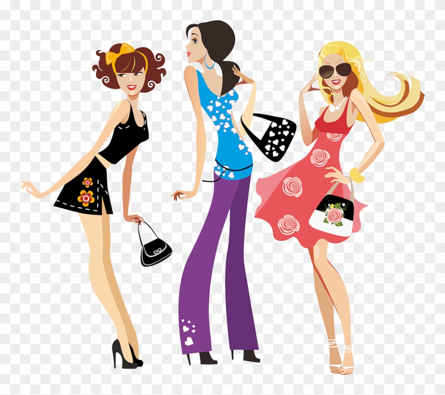 Png Eps Jpeg - Women Fashion Vector Clipart