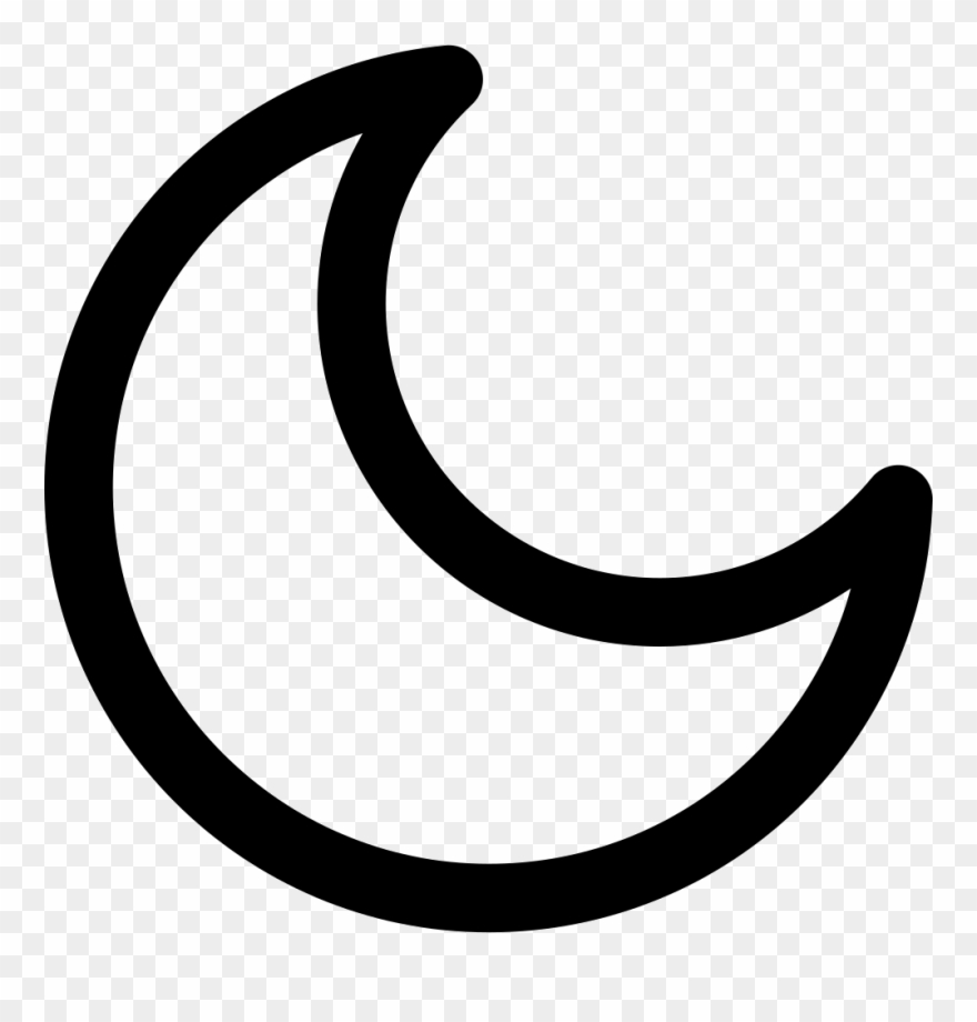 Half Svg Png Icon Free Download Onlinewebfonts - Half Moon Icon Png Clipart