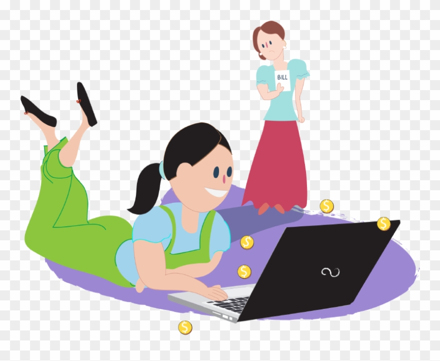 Being Safe On The Internet - Talking Safely Online Clipart