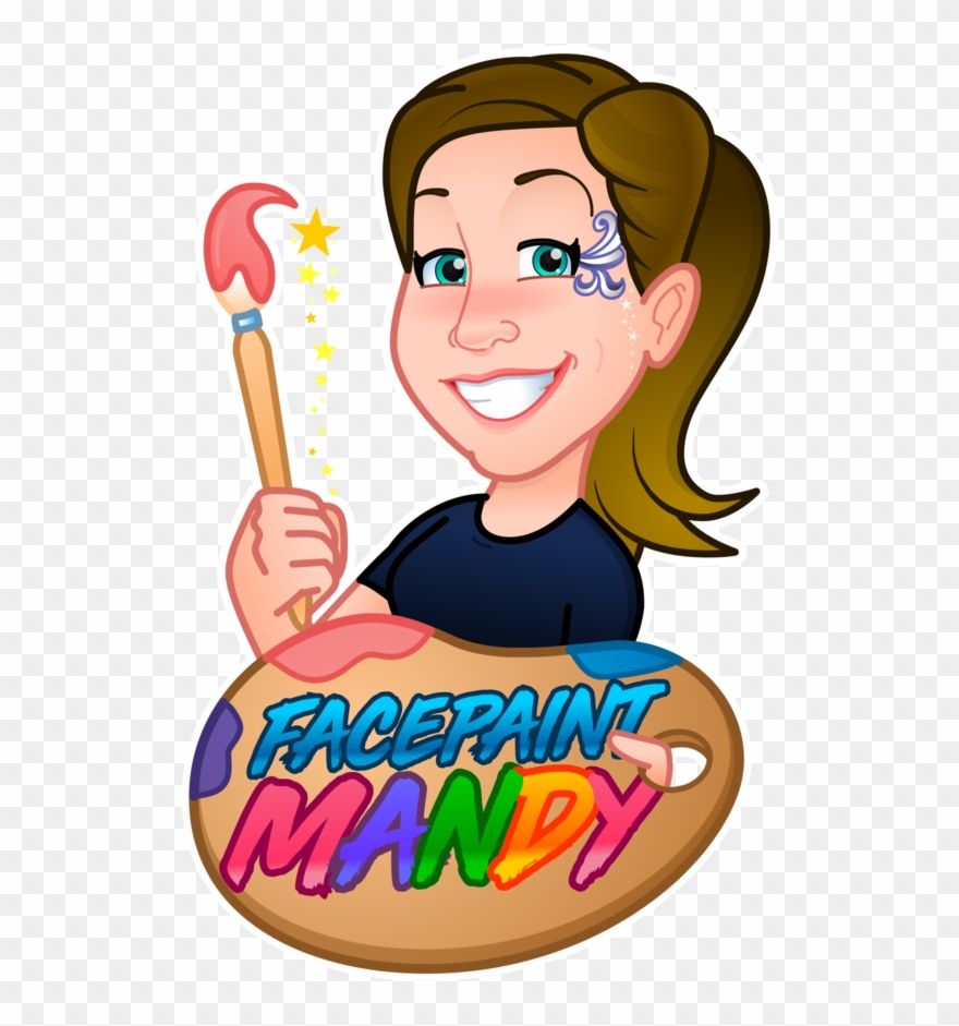 Facepaint Mandy Logo - Animation Clipart