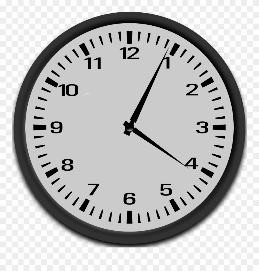 Big Image - Quarter Past 1 Clock Clipart