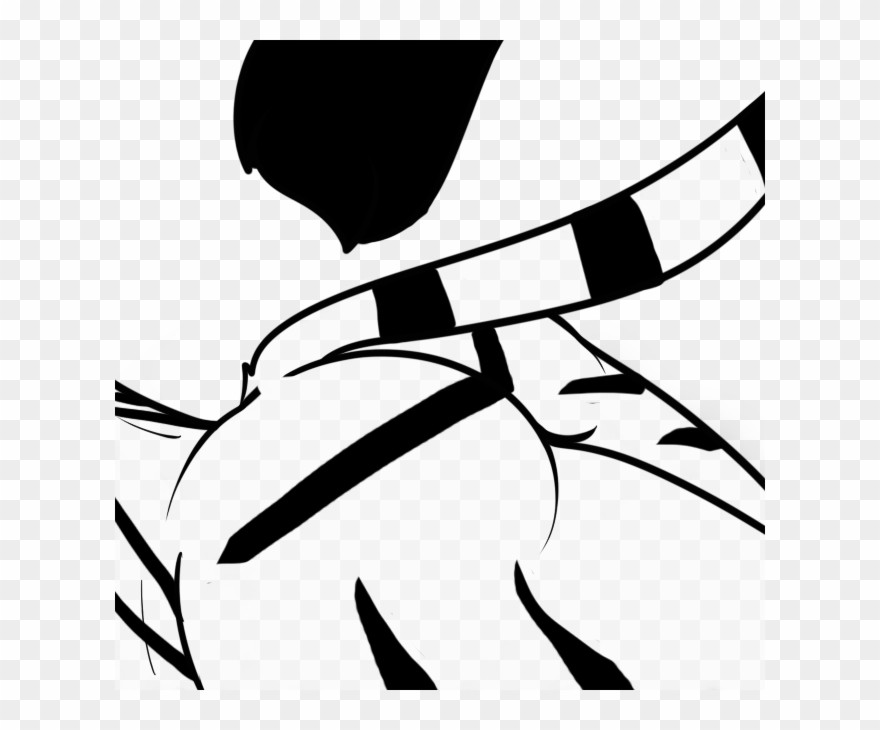 White Tiger Butt - Tiger Clipart