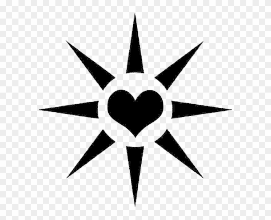 Logo Wisdom Heart Sun Heart Clip - Happy Independence Day 2017 Glitters - Png Download