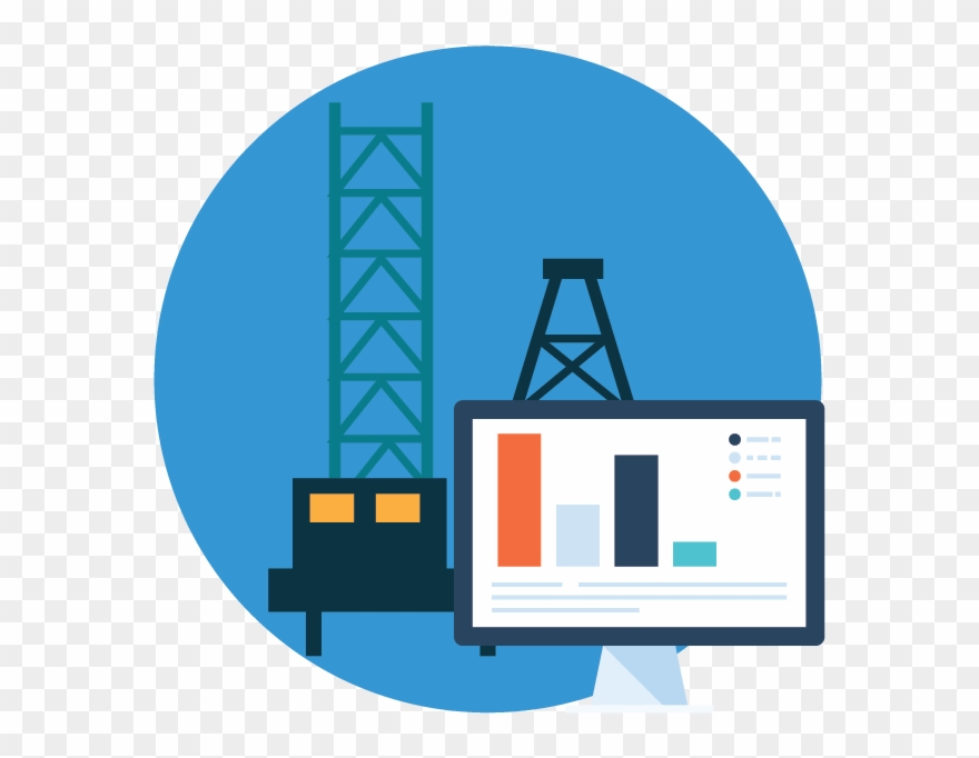 Oil, Gas And Data - Petroleum Clipart