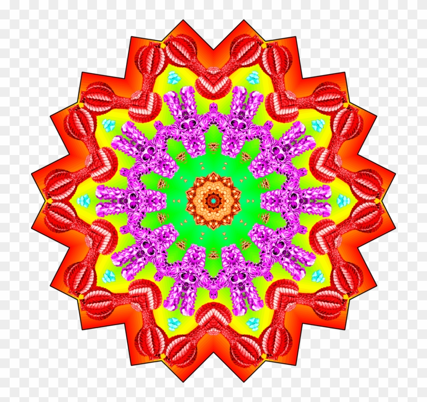 Symmetry Kaleidoscope Line - Author Clipart