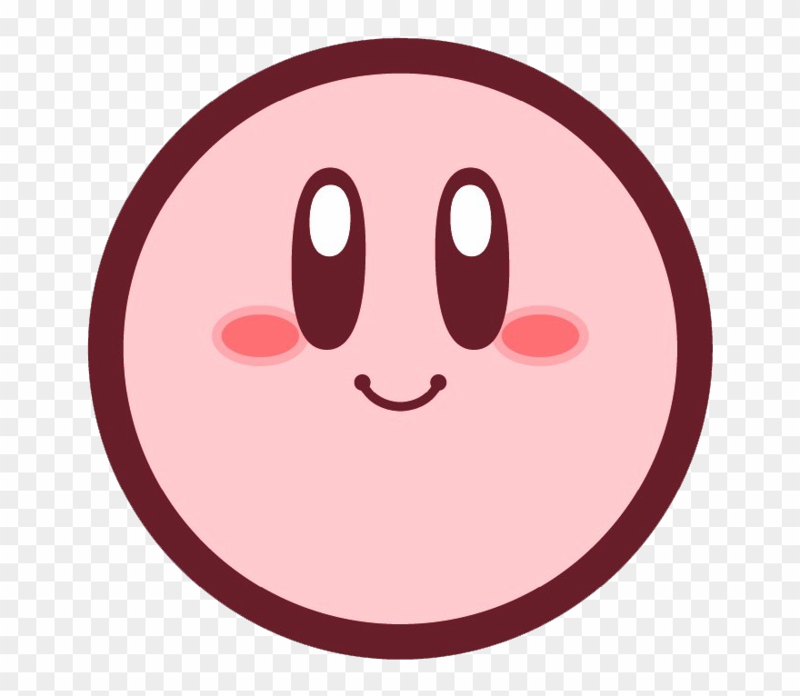 Kirby Wiki - Kirby Without Eye Glints Clipart