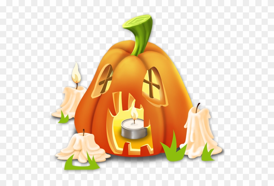 Spooky Clipart Spooky Pumpkin - Pumpkin - Png Download