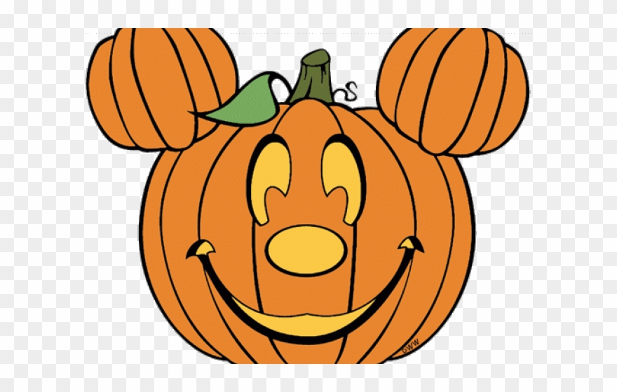 Mickey Mouse Halloween Pumpkin Clipart