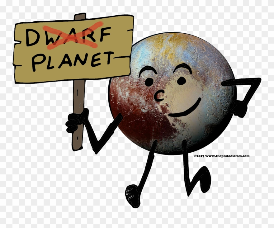 Use This Image When You Feel Like Promoting Pluto's - Dwarf Planet Pluto Cartoon Clipart