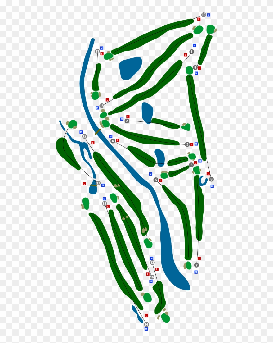 For A Hole By Hole Description Visit Our Course Layout Clipart
