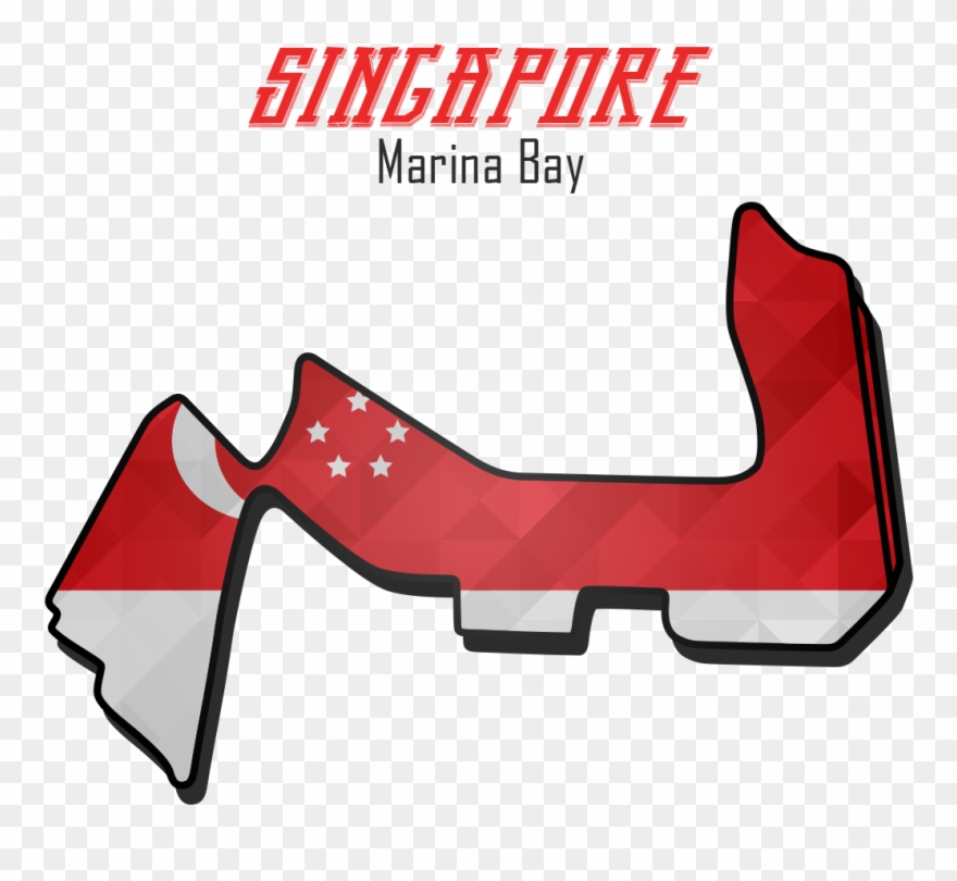 Countdown - Singapore F1 Track Png Clipart