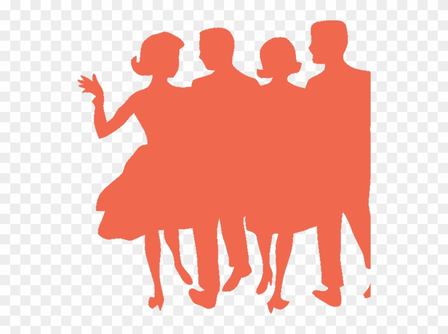 Human Clipart Social Event - People Silhouette Clipart - Png Download
