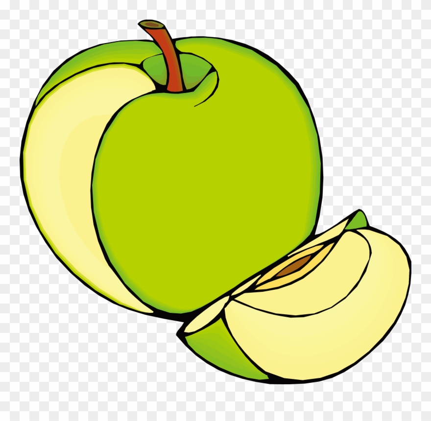 Coconut Clipart Yellow Fruit - Green Fruits Clipart - Png Download