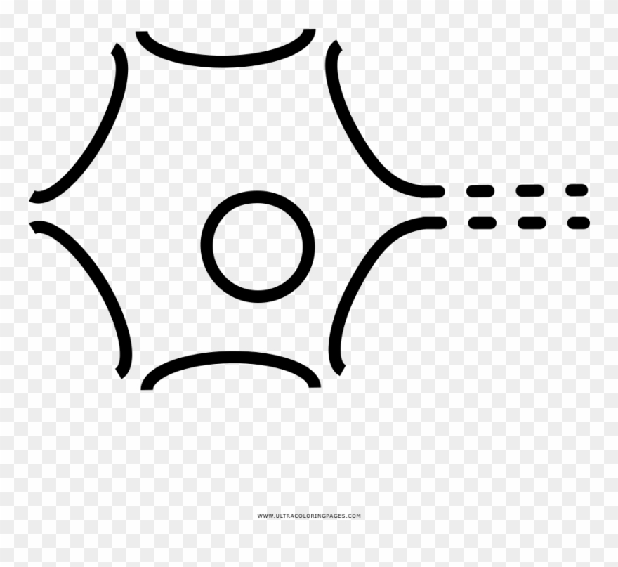 Neuron Coloring Page Dibujo Neurona Para Colorear - Drawing Clipart