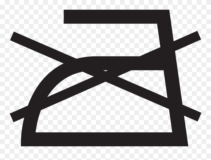 Drill Instructor Cliparts 2, Buy Clip Art - Do Not Iron Symbol Vector - Png Download