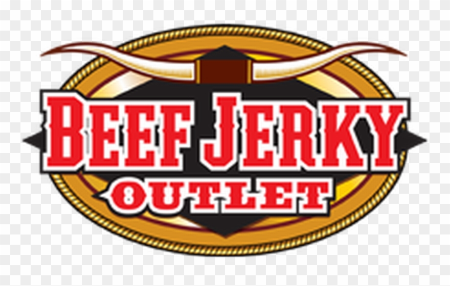 Beef Jerky Clipart Transparent - Beef Jerky Outlet Logo - Png Download