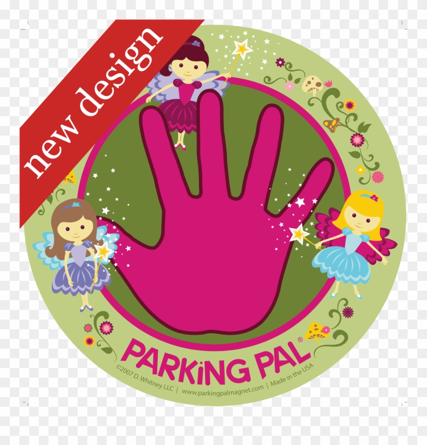 Gives Kids A Visual Of A Safe Place To Stand While - Parking Pal Car Magnet, Keep Kids Safe Around Vehicles Clipart