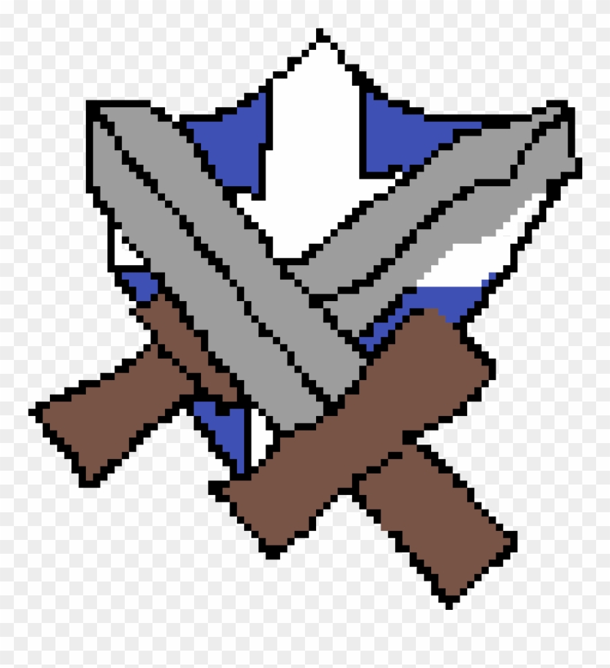 Scotland Sword Crest - Rune Scimitar Scarf Clipart