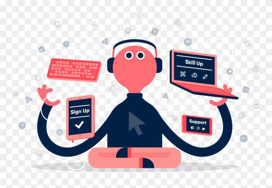 Sign Up & Skill Up For A Digitally Smarter Scotland - Technology Clipart