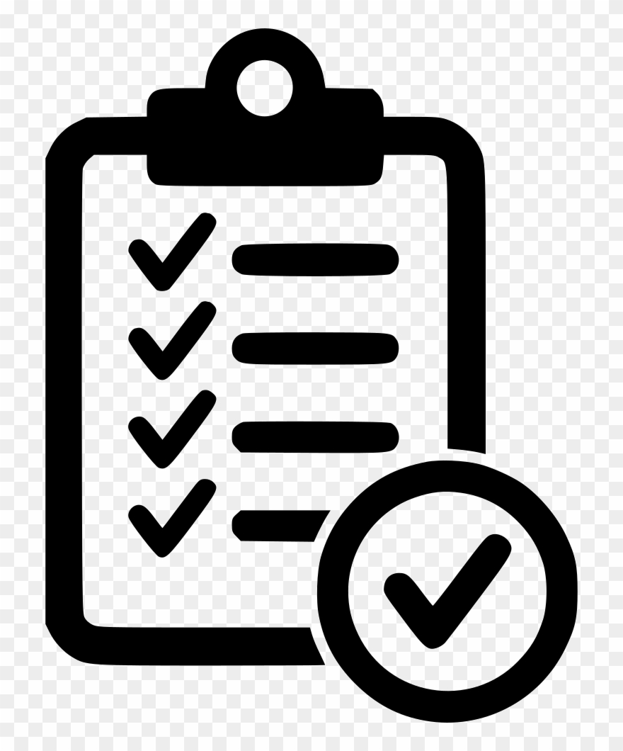 Form Approved Icon - Check List Png Icon Clipart