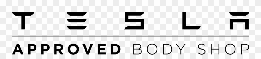 Tesla Approved Body Shop No Backgroundb - Tesla Grohmann Automation Logo Clipart