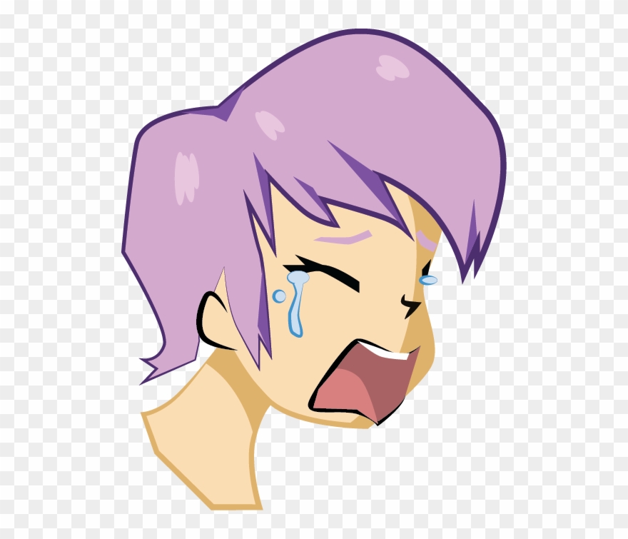 Crying Anime Boy Image - Clip Art - Png Download