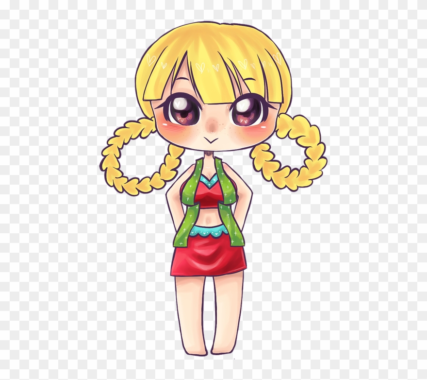 Cute Cartoon Girl 20, Buy Clip Art - Illustration - Png Download