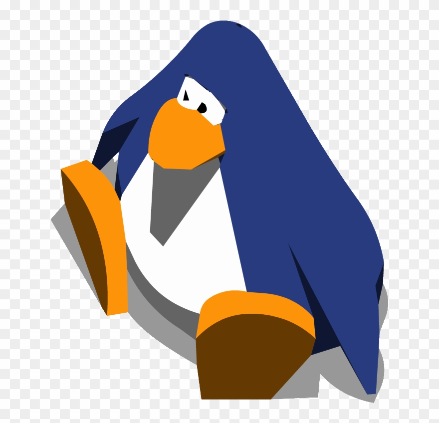 Club Penguin - Club Penguin Penguin Sitting Clipart