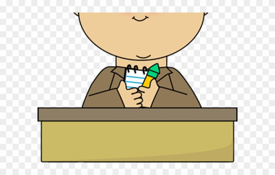 Desk Clipart Detective - Clip Art - Png Download