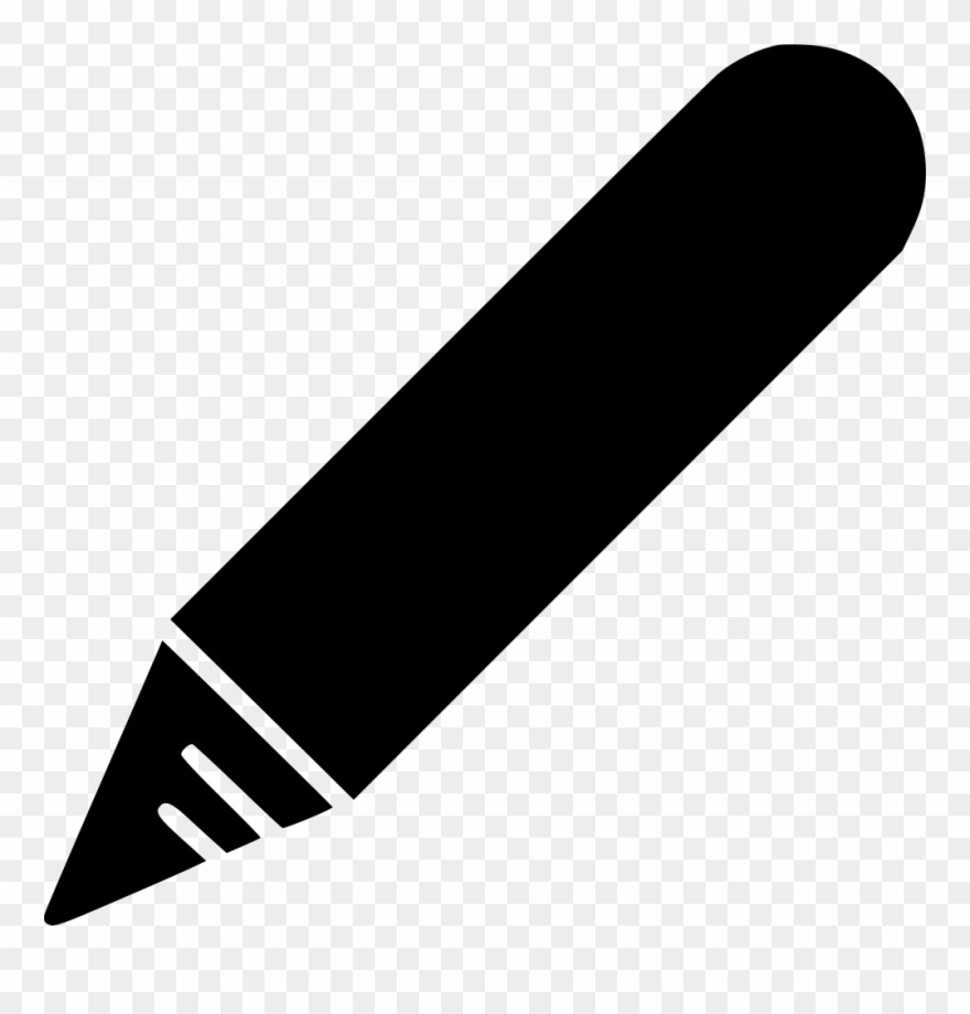Crayon Svg Png Icon Free Download 470084 Onlinewebfonts - Edit Pen Icon Clipart