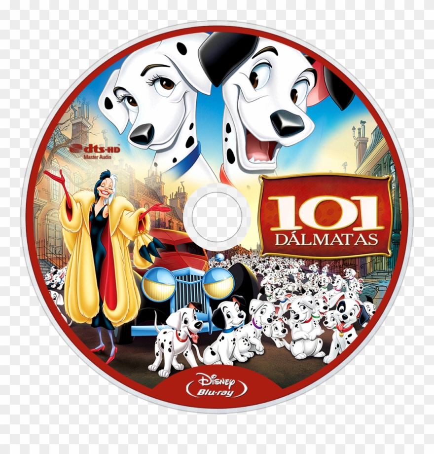 101 Dalmatians Bluray Disc Image - 101 Dalmatians Clipart