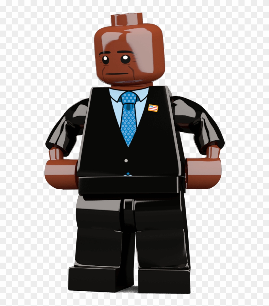 Barack Obama Custom Lego Minifigure Png Clip Minifig - Cartoon Transparent Png