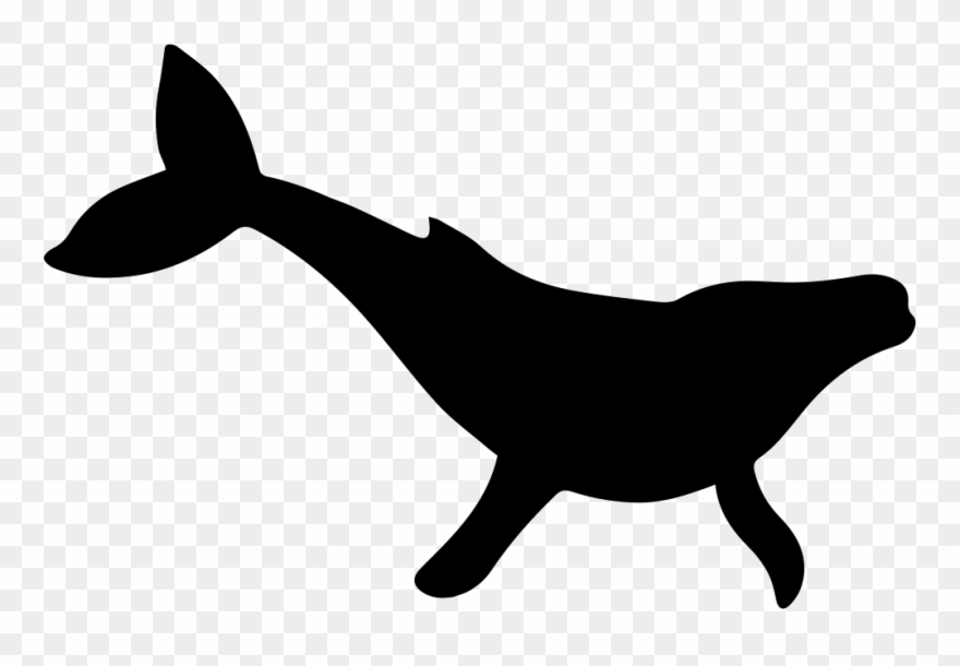 Png File - Silhouette Whale Png Clipart